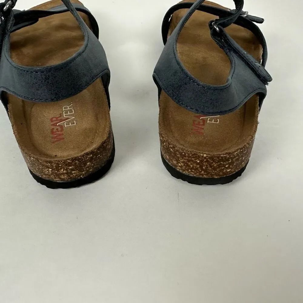 Wear.Ever. Perty Sandals women’s 7.5 Blue - Picture 5 of 11